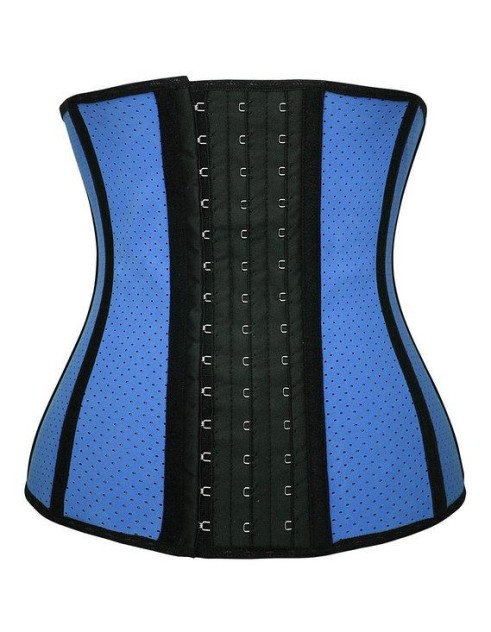 Newest 9 Steel Bones Sexy Latex Waist Training Corsets