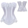 New style lace up overbust bustier corset M1667
