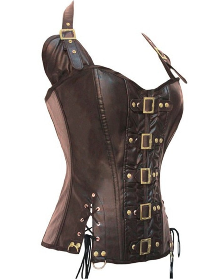 Buckle-up Steampunk Corset M1342