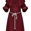 Hooded Monk Robe Costume M40505