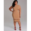 2015 fashion 3 colors midi plus size dress M30110