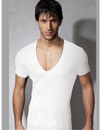 New Sport Casual Men V Neck T-shirt M6109