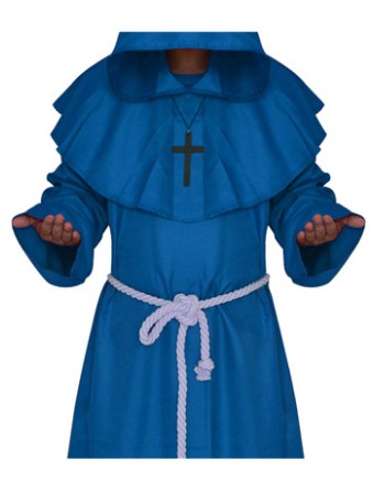 Hooded Monk Robe Costume M40505