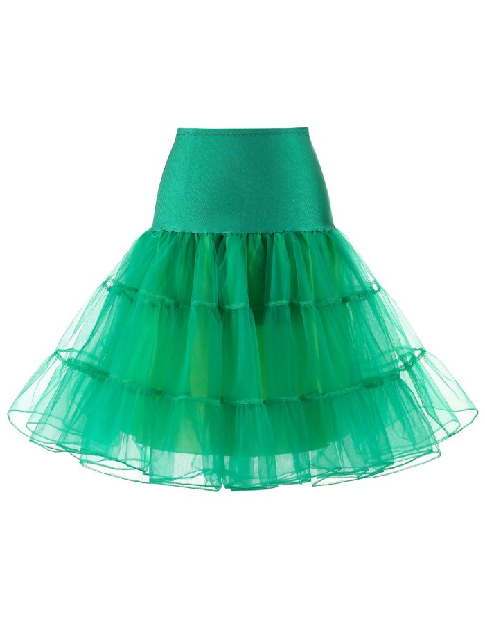 Fashion Colorful Medium Length TUTU Skirt S024