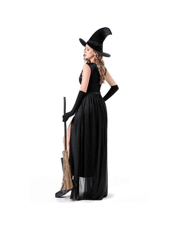 Night Wandering Soul Woman Ghost Dress Witch Death Robe Rave Party Vampire Demon Costume YM089