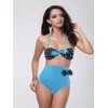 Black Blue Bikini Swimwear M5310b
