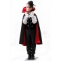 Halloween Costume Cape For Black Red Cape Costume Party Punk Gothic Cape Jacket YM0936 YM0937