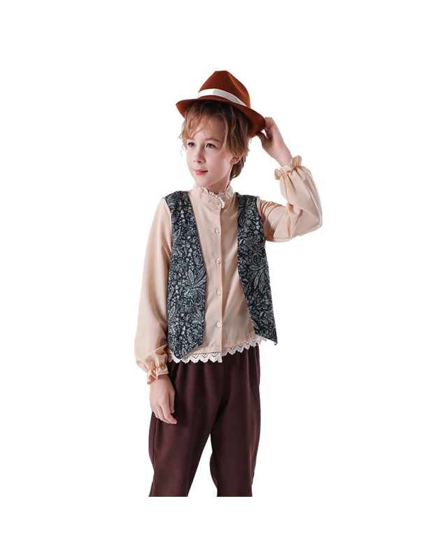 Halloween Gardener Children's Costume Black Floral Oktoberfest Women's Manor Maid Set YM0938 YM0939