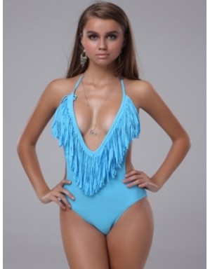 V-neck One Piece Swimsuit M5223