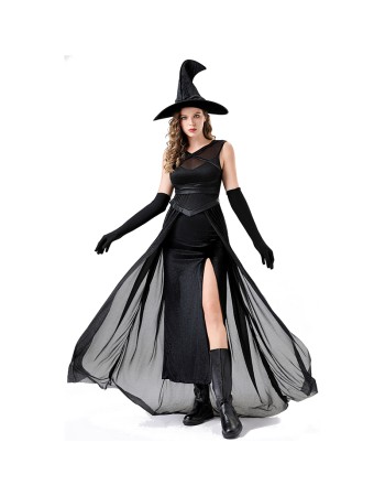 Night Wandering Soul Woman Ghost Dress Witch Death Robe Rave Party Vampire Demon Costume YM089