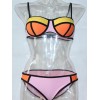 Beautiful Color Block 2pcs Bikini M5324