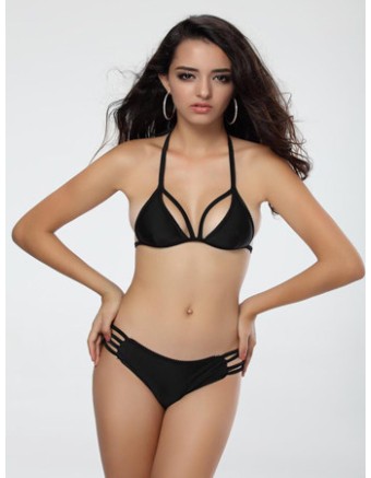 Fashion sexy black beachwear M5249