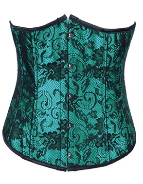 sexy printing lace-up corset M1227