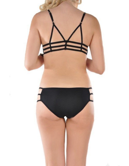 Sexy Caged Design Bikini Swimsuit M5356