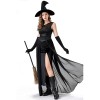 Night Wandering Soul Woman Ghost Dress Witch Death Robe Rave Party Vampire Demon Costume YM089
