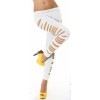 Ripped Opaque Spandex Stirrup Leggings M9117