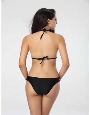 Fashion sexy black beachwear M5249