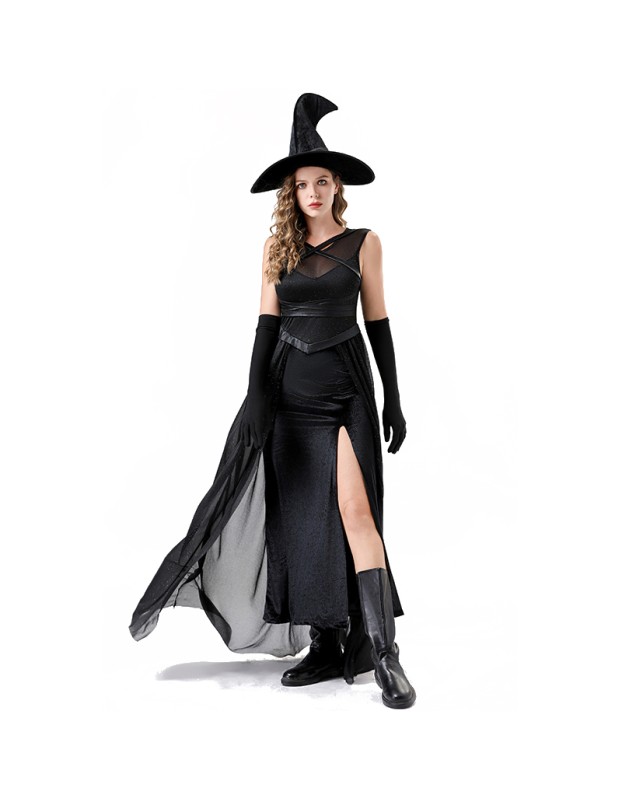 Night Wandering Soul Woman Ghost Dress Witch Death Robe Rave Party Vampire Demon Costume YM089