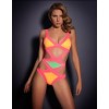 Sexy White Bandage Cutout Bikini M5375