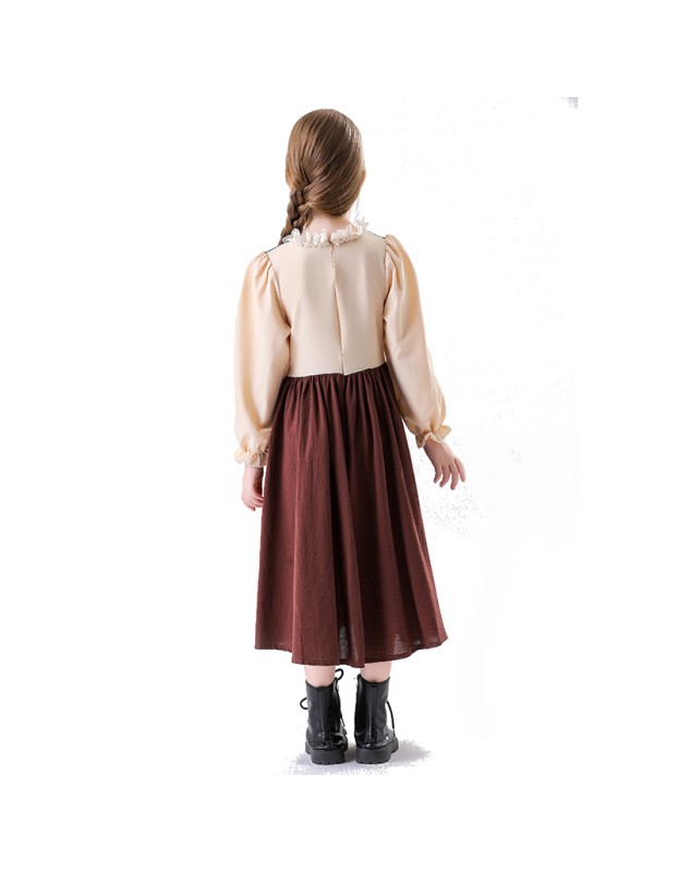 Halloween Gardener Children's Costume Black Floral Oktoberfest Women's Manor Maid Set YM0938 YM0939