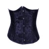 sexy printing lace-up corset M1227