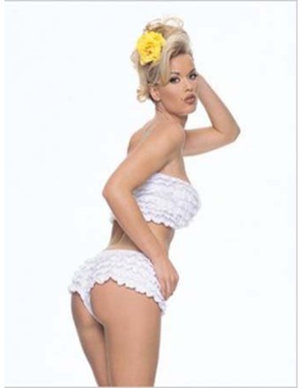 Sexy sweet layered ruffled bikini M5199