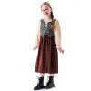 Halloween Gardener Children's Costume Black Floral Oktoberfest Women's Manor Maid Set YM0938 YM0939