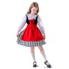 Adult Maid Dress Little Red Riding Hood Dress Cape Outfit Party Maid Cosplay Costume YM0941 YM0940