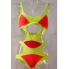 Sexy White Bandage Cutout Bikini M5375
