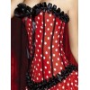 Sexy corset with black dot M1262