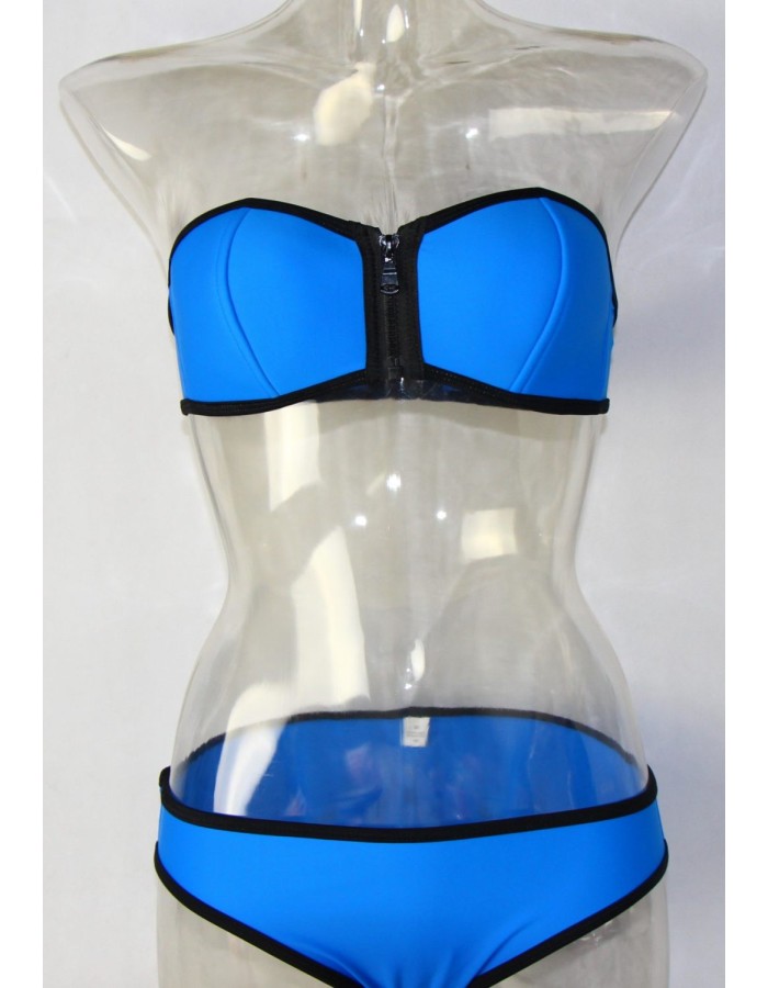 Bandeau Zip Neoprene Bikini M5325