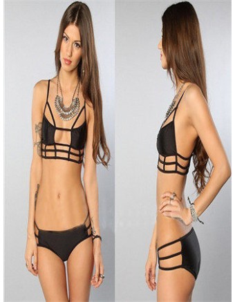 Sexy Caged Design Bikini Swimsuit M5356