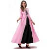 Seven-Quarter Sleeve Princess Dress Pink Court Party Robe Women Magic Master Dress Costume YM0932
