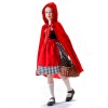 Adult Maid Dress Little Red Riding Hood Dress Cape Outfit Party Maid Cosplay Costume YM0941 YM0940
