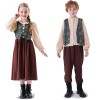 Halloween Gardener Children's Costume Black Floral Oktoberfest Women's Manor Maid Set YM0938 YM0939