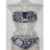 Sexy Print Bikini With Zip M5362