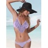 Sexy Black Tassels Bikini M5220