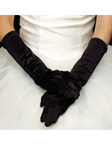 Sexy satin long gloves G1503