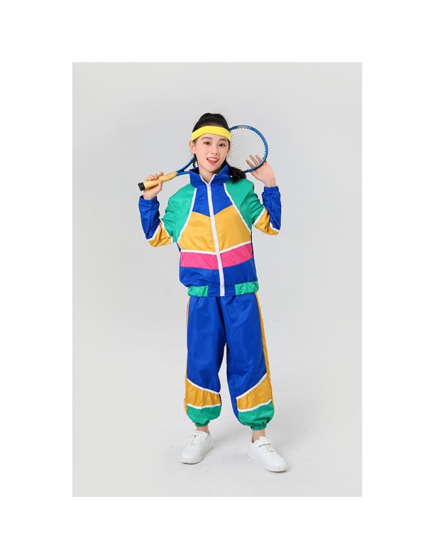 Girl 70s Disco Retro Hippie Costume Fancy Clothes Hippie Pants Children Costume