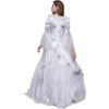 Women Halloween Zombie Scary Ghost Bride Show Dress Cosplay Fancy Dress Costume YM8761