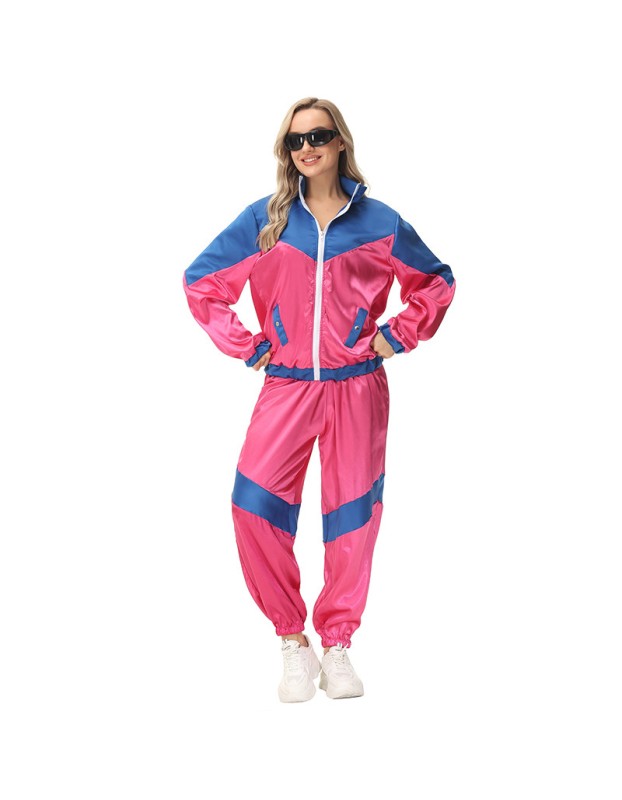 Halloween Couple Set Retro Costume 70's Disco Hippie Dance Cosplay Disco MS5580-5587