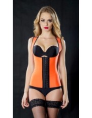 Steel Boned Latex Rubber Waist Corset M1307A
