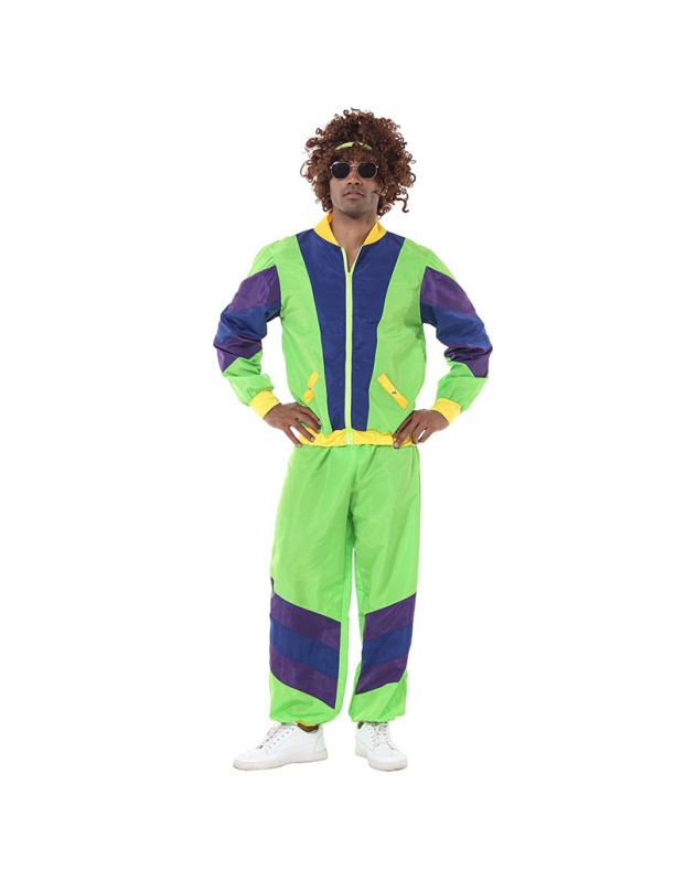 Halloween Couple Set Retro Costume 70's Disco Hippie Dance Cosplay Disco MS5580-5587