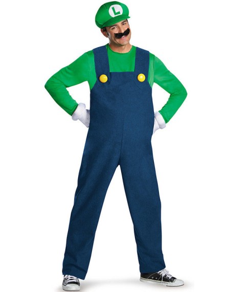 Men Deluxe Mario Costume M4939a