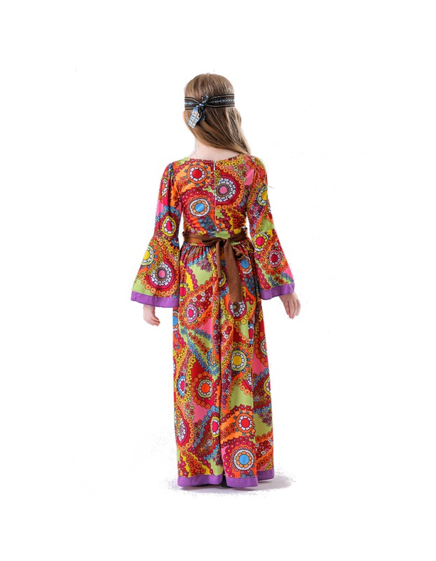 Vintage Carnival Ball Hall Costume Disco Cosplay Children's Girl Hip Hop Costume  YM5839