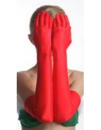Sexy satin long gloves G1503