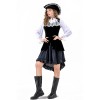 Adult Halloween Pirate Costume Female Captain Dress Cosplay Rave Party Stage Costume YM8766