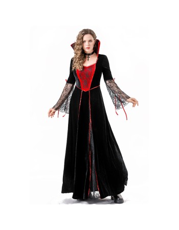 Halloween New Adult Costume Female Dress Horror Vampire Role Play Stage Costume Cosplay YM8765