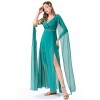 Halloween Cosplay Goddess Of Liberty Ancient Greek Mythological Figure High Slit Goddess Dress YM8763