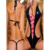 Sexy Leopard Lace-up Teddy M2068